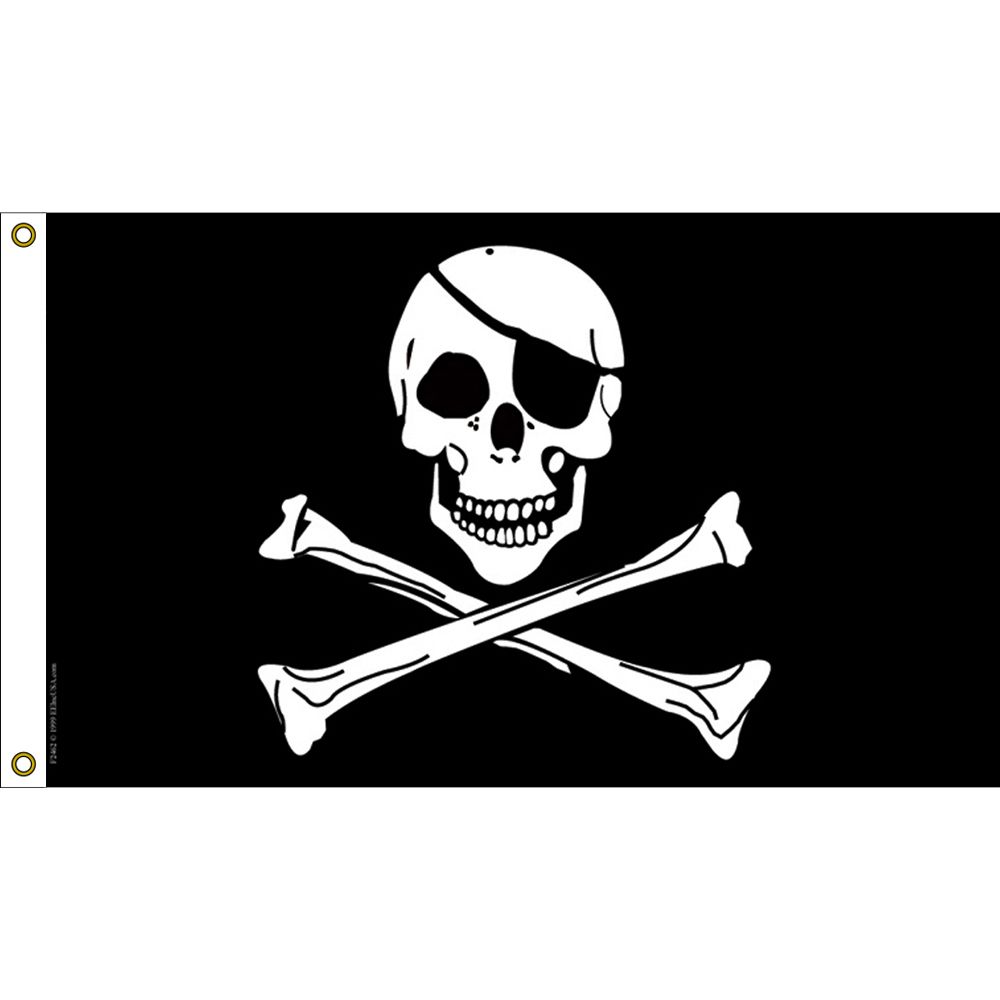 F2462 Flag - Pirate Jolly Rogers - 2 x 3 ft.
