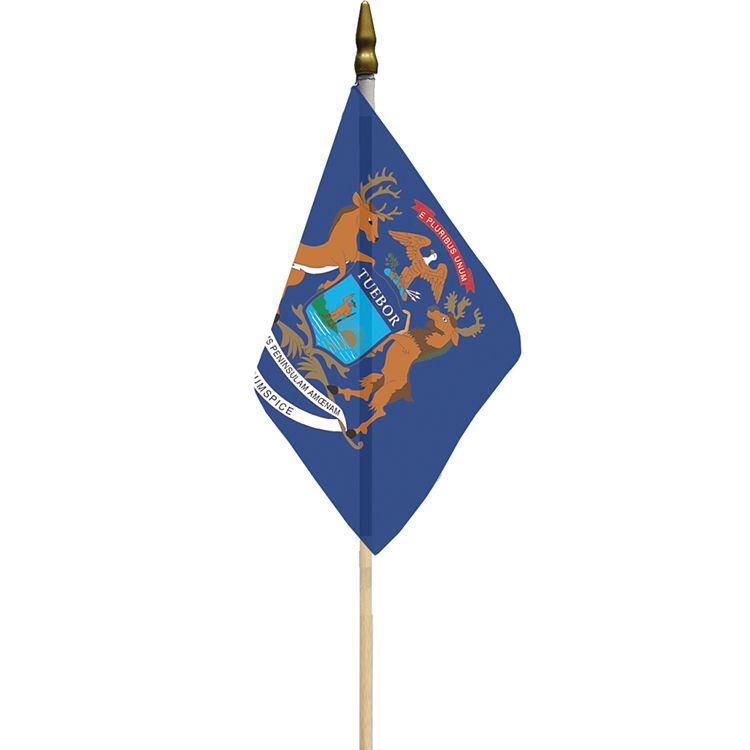 F8523 Flag - Michigan - 12 x 18 in.