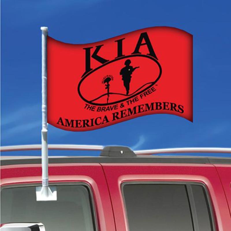 F9716 Flag - Car, Kia Honor - 12 x 18 in.