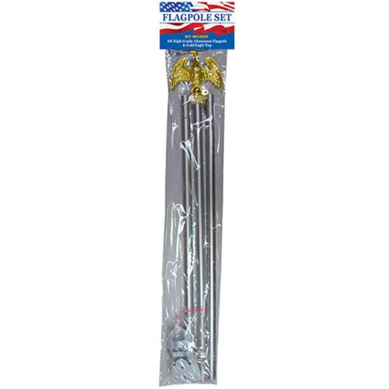F9890 Flagpole & Hardware Kit - 6 ft. - Aluminum