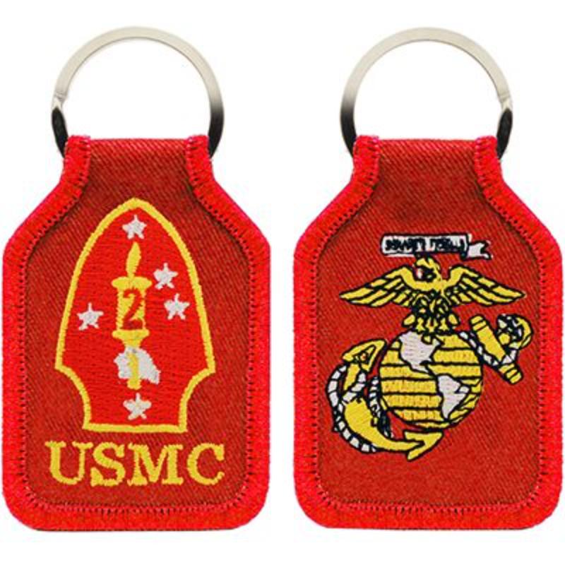 KC0095 Key Ring - USMC, 2nd Division - Embark - 1.88 x 2.75 in.