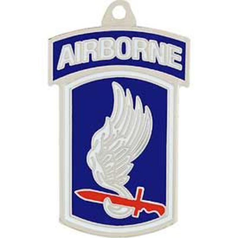 KC2044 Key Ring - Army, 173rd Airborne - Bright-Shine - 1.75 in.