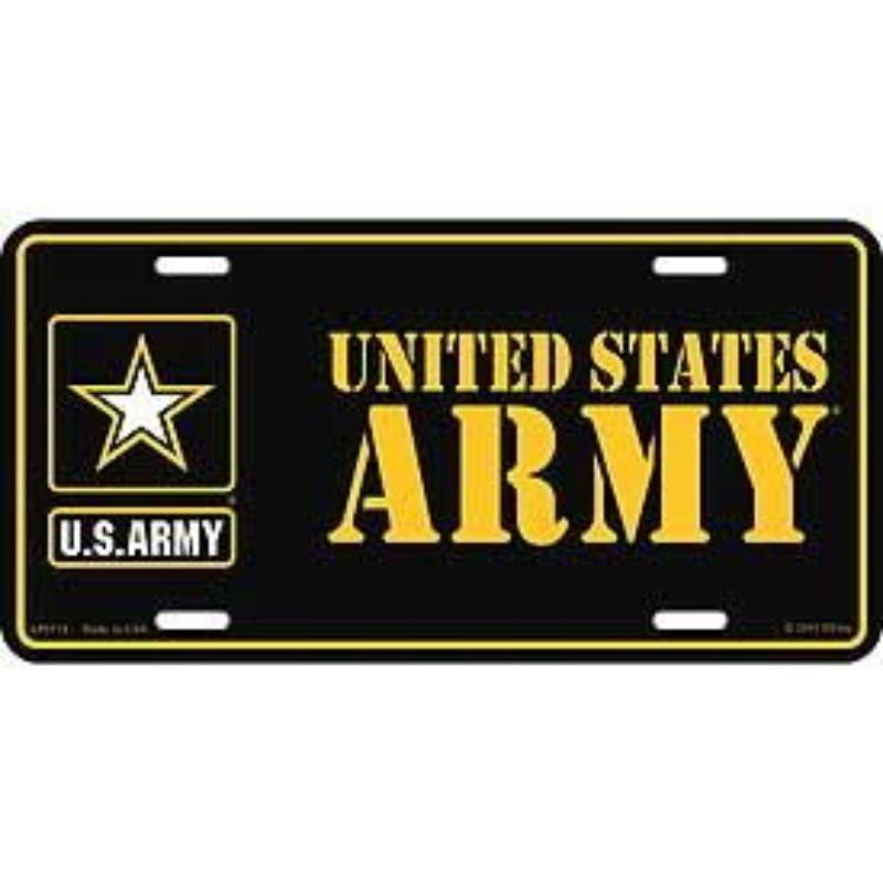 LP0534 License Plate Frame - Army Logo - 6 x 12 in.