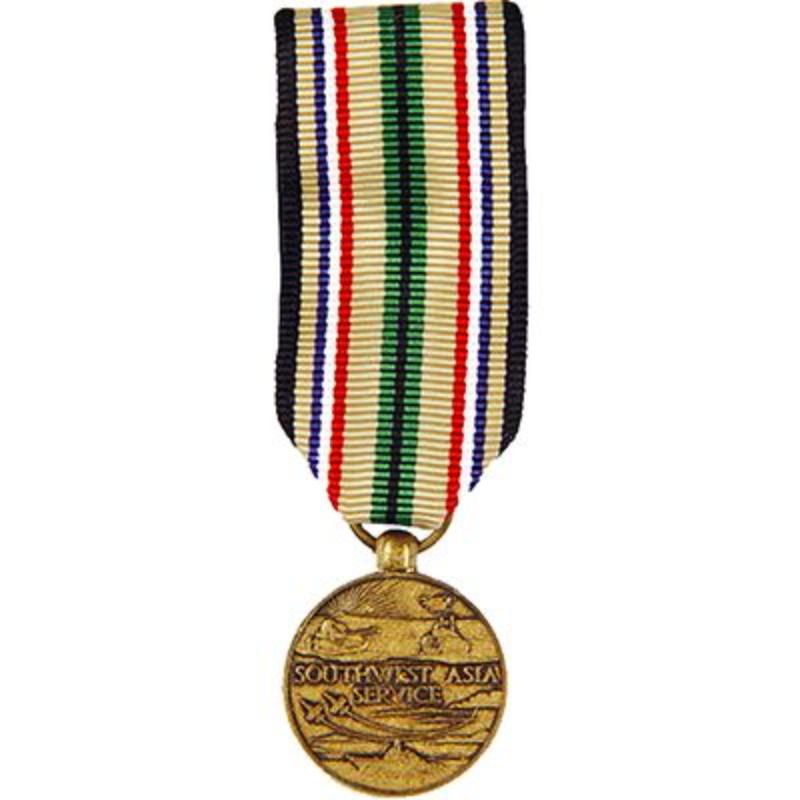 M2079 Mini Medal - SW Asia, Gulf War - 2.25 in.