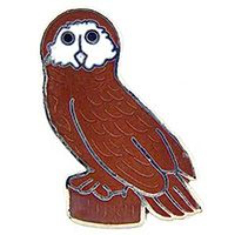 P00202 Pin - Bird, Owl - 1 in.