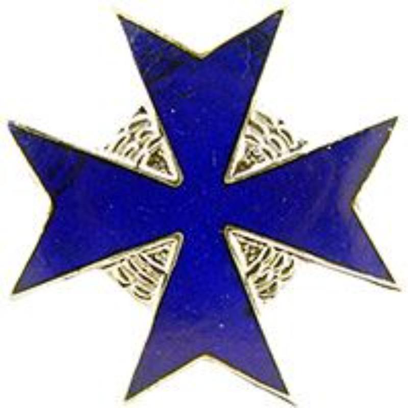 P00415 Pin - German, Blue Max - 1.625 in.