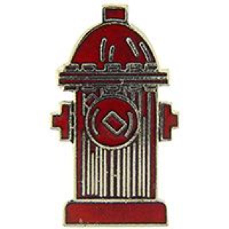P00707 Pin - Fire, Hydrant, Red - 1 in.