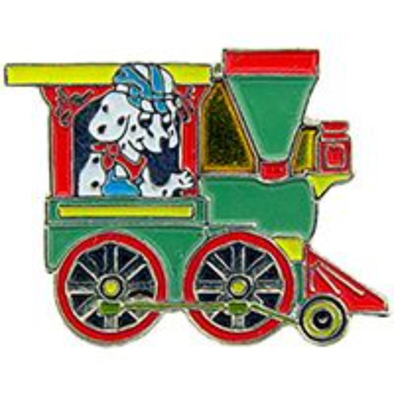 P01077 Pin - RR, Dog, Train - 1 in.