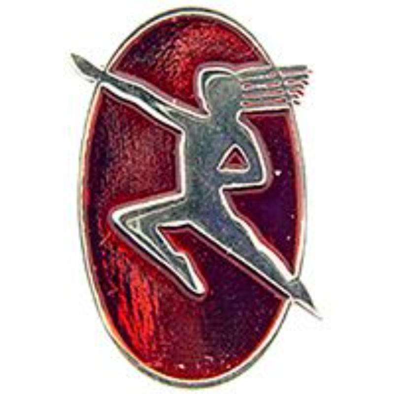 P01155 Pin - RR, Hiawatha Logo - 1 in.