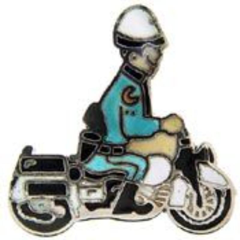 P02029 Pin - Police Motorcycle Cop - 1 in.