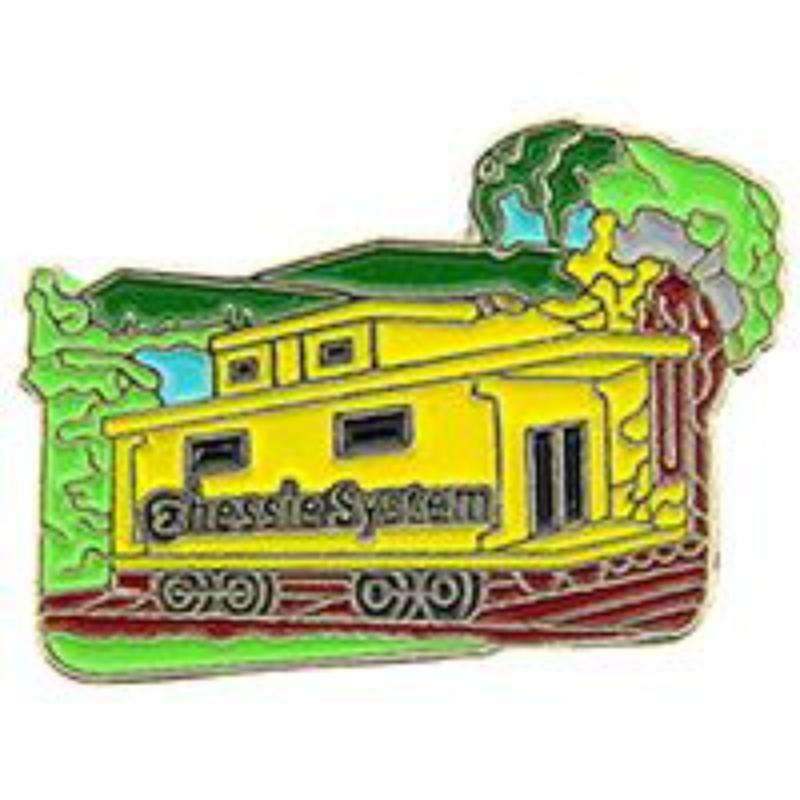 P02207 Pin - RR, Chessie Caboose - 1 in.