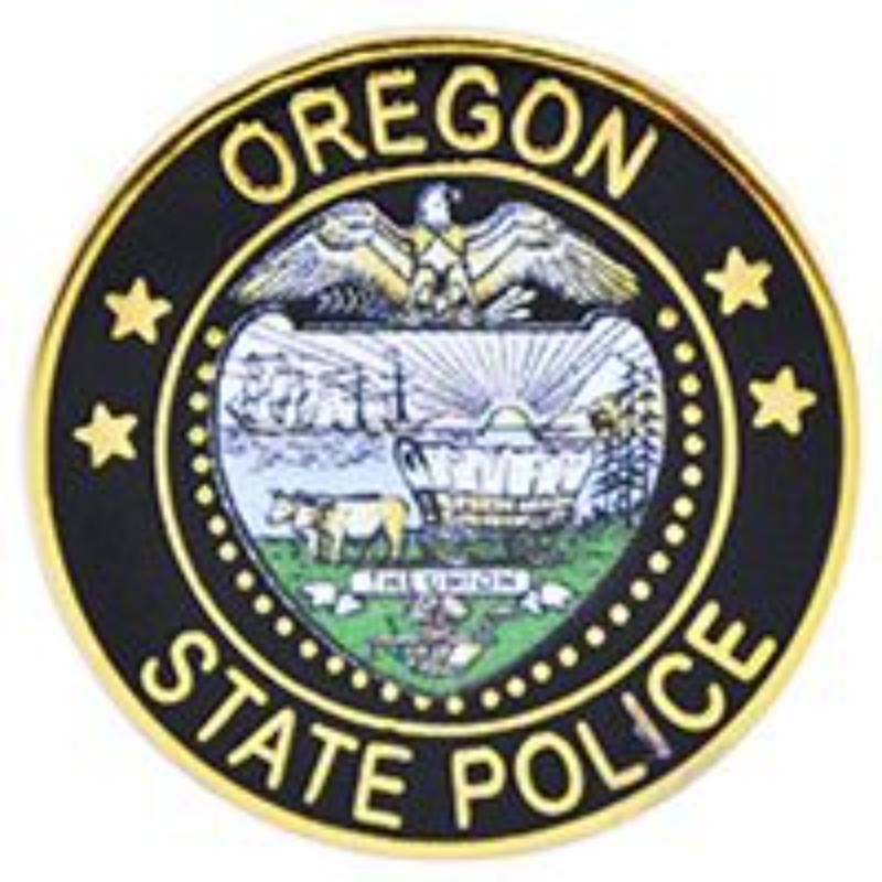 Picture of Eagle Emblems P02537 Pin - Police Patch&#44; Oregon - 1.625 in.