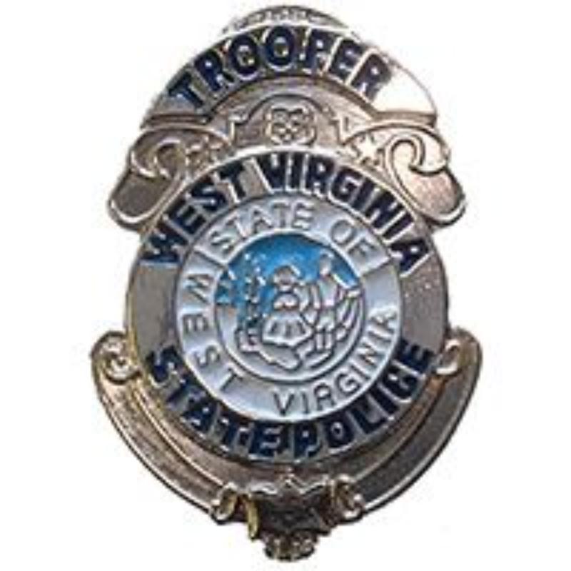 P02648 Pin - Police decal, West Virginia - 1 in.