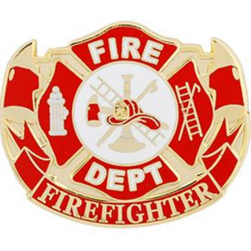 P03788 Pin - Fire Department Firefighter - 1.5 in.