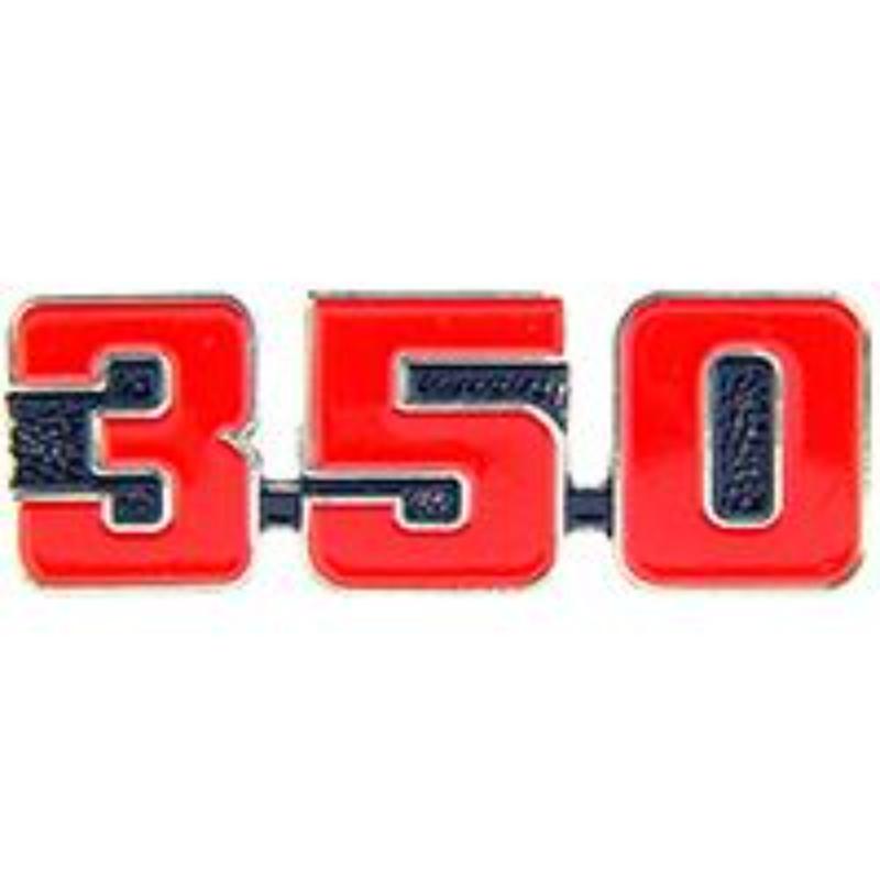 P05961 Pin - Car, Number, 350 Red - 1 in.