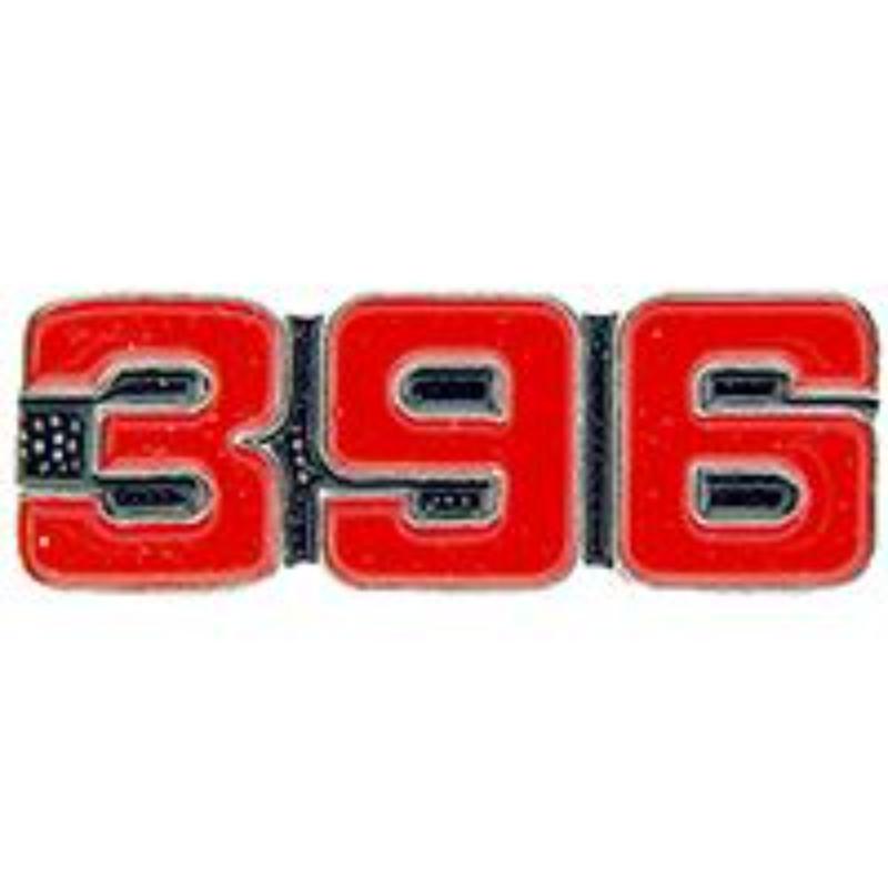 P05997 Pin - Car, Number, 396 Red - 1 in.