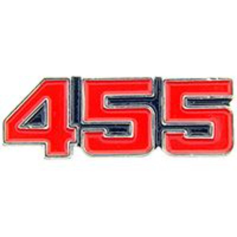 P06173 Pin - Car, Number, 455 Red - 1 in.