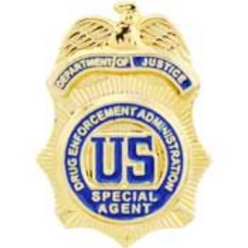 P06793 Pin - decal, Dea, Special Service Agent - 1 in.