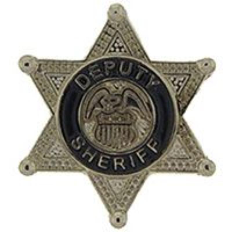 P06916 Pin - decal, Sheriff, Deputy - 1 in.