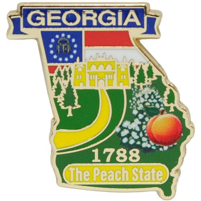 P09211 Pin - Georgia - 1 in.