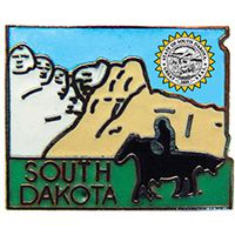 P09242 Pin - South Dakota - 1 in.