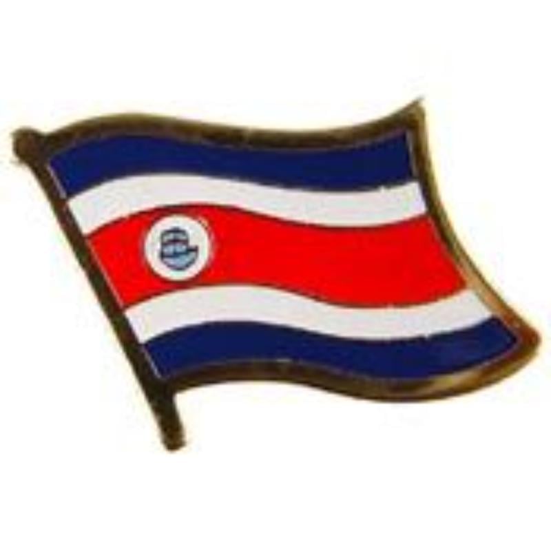 P09520 Flag Pin - Costa Rica - 1.625 in.