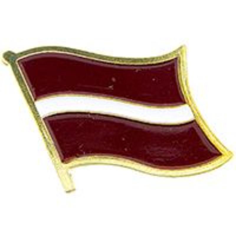 P09567 Flag Pin - Latvia - 1.625 in.