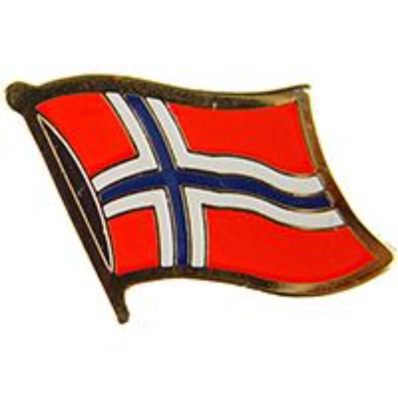 P09579 Flag Pin - Norway - 1.625 in.