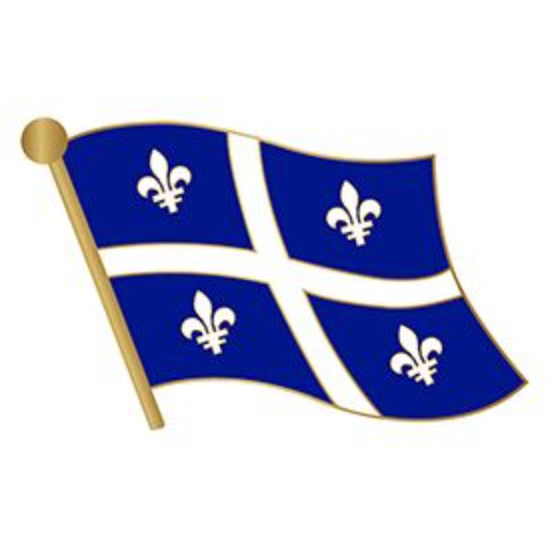 P09670 Flag Pin - Quebec - 1.625 in.