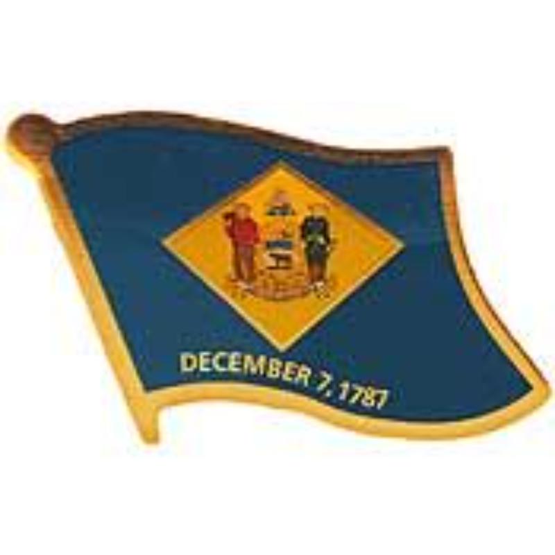 P09908 Flag Pin - Delaware - 1.625 in.