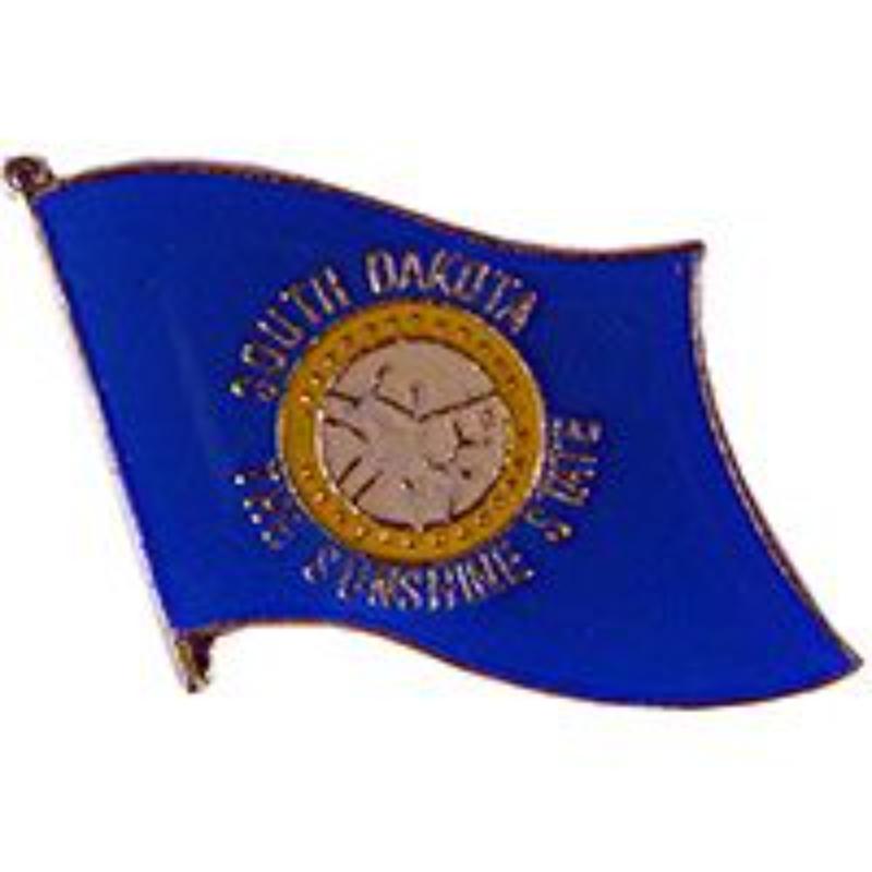 P09942 Flag Pin - South Dakota - 1.625 in.