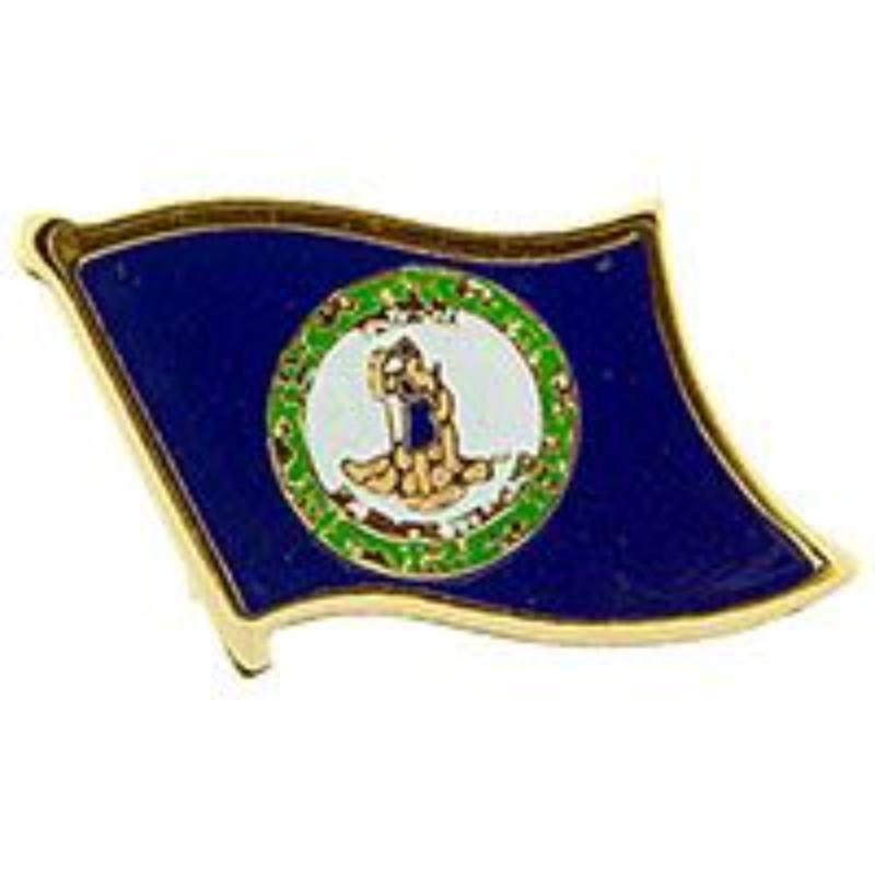 P09947 Flag Pin - Virginia - 1.625 in.