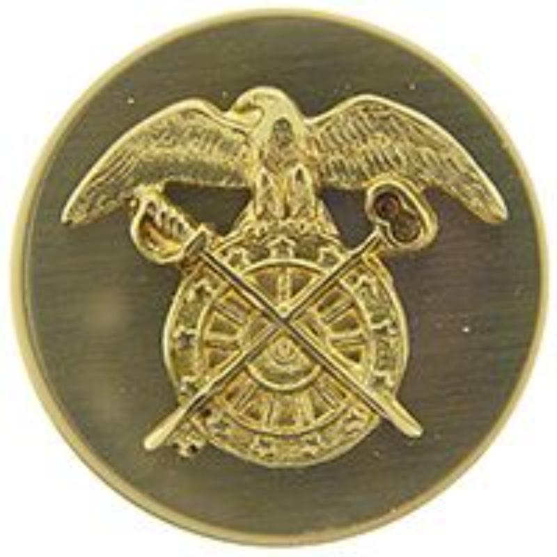 P10416 Pin - Army, ENL, Quarter Master - Gold - 1 in.