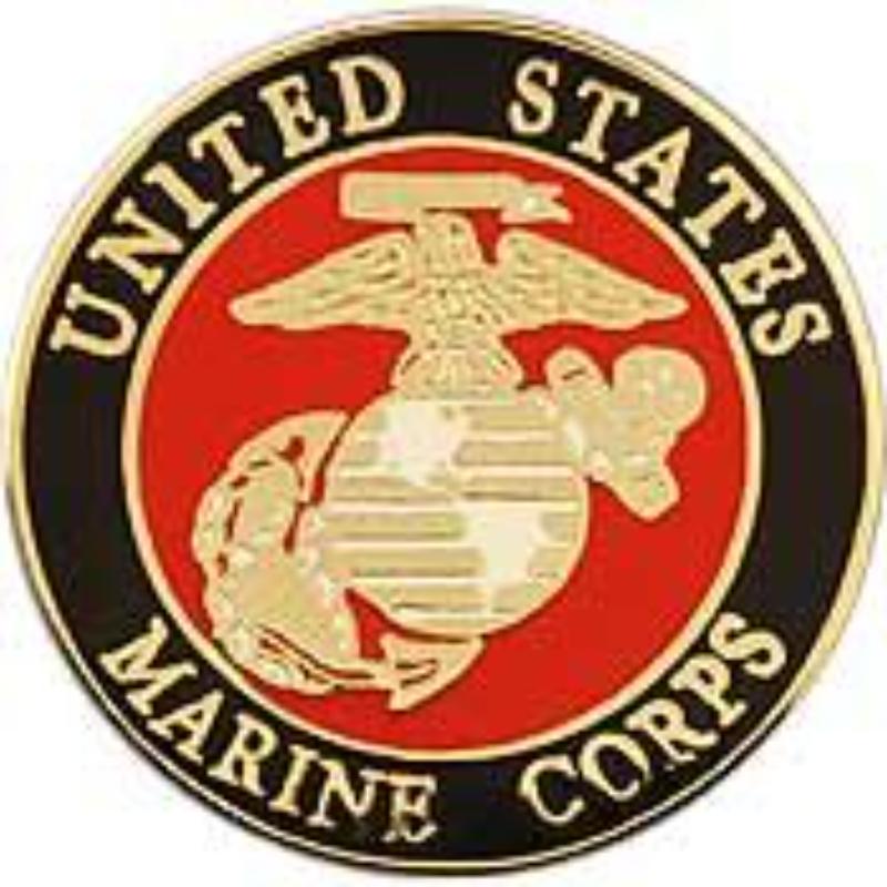 P12200 Mini Pin - USMC Logo A - 0.5 in.