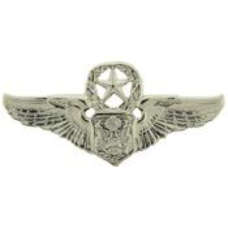 Mini Wing Pin - USAF Aircrew Officer Master Aircrew - 1.25 in. - Durable Design