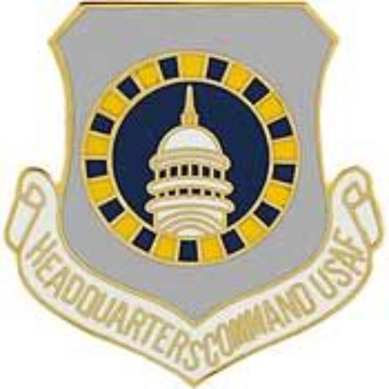 P14199 Pin - USAF, Headquarter Command - 1 in.