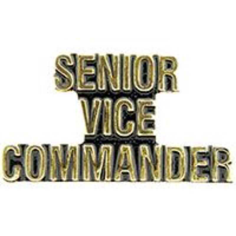 P14204 Pin - Script, Senior Vice Command - 1 in.