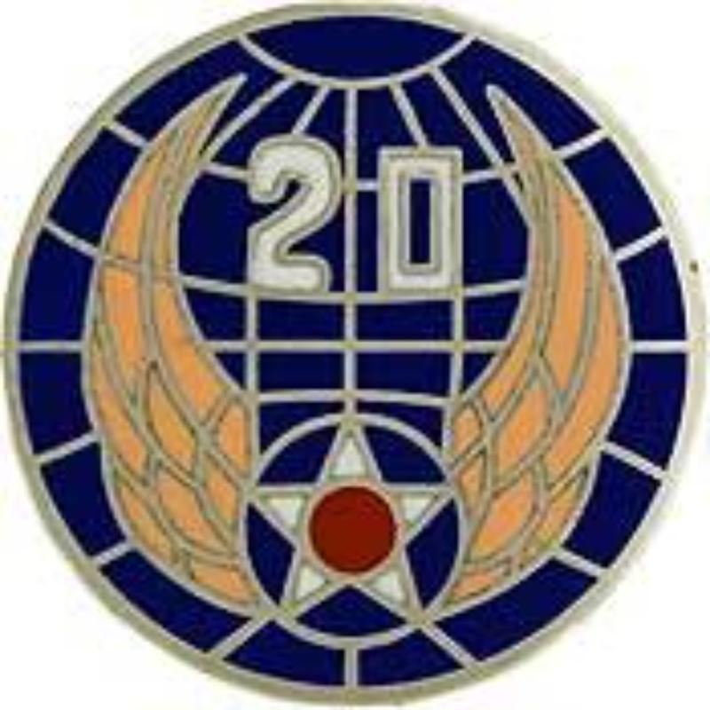 P14701 Pin - USAF, 20th - 1 in.