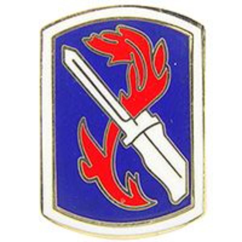 P14883 Pin - Army, 198th Infantry Brigade - 1 in.