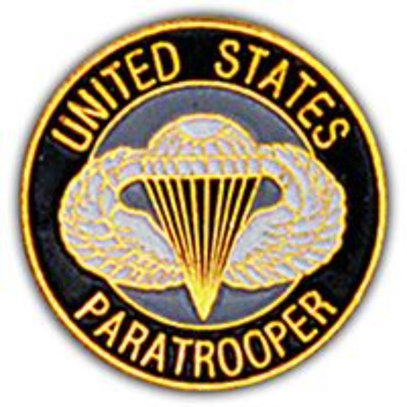 P14945 Pin - Army Paratrooper, Logo - 1 in.