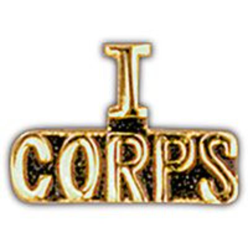 P15070 Pin - Vietnam, Script I Corps - 1 in.