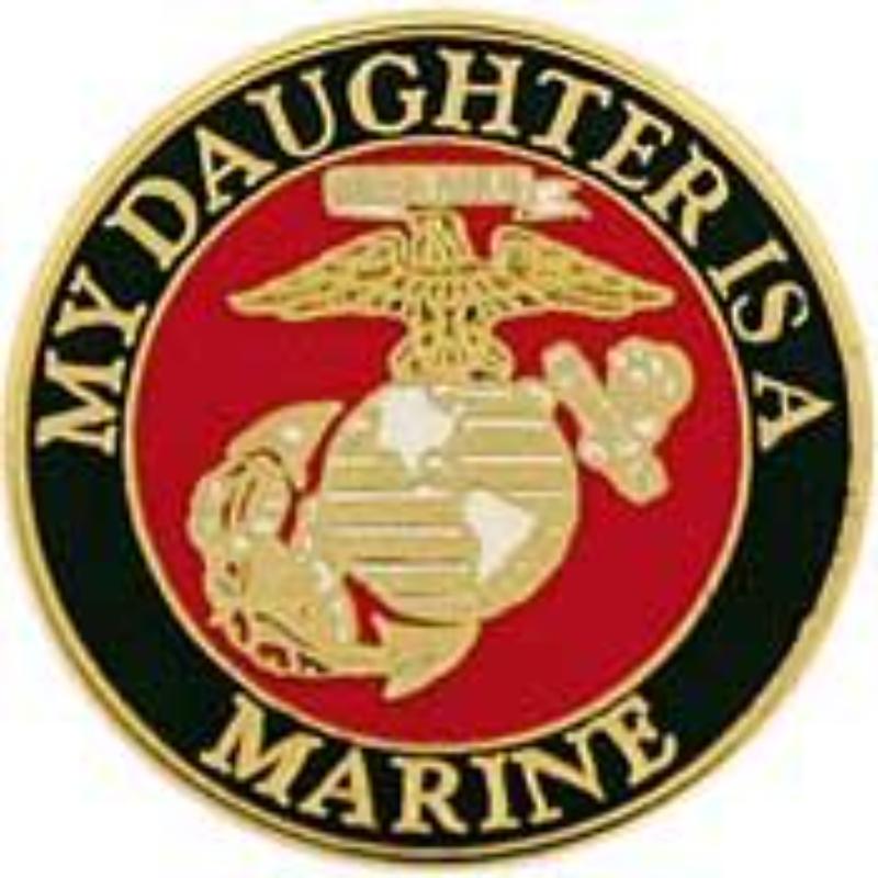 P15352 Pin - USMC Logo, Daughter - 1.25 in.