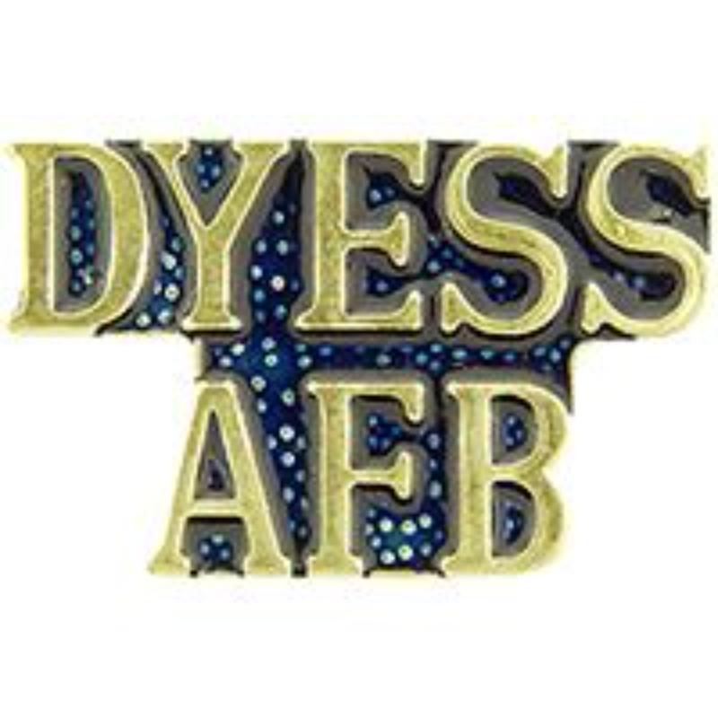 P15398 Pin - USAF, Script Dyess Air Force Base - 1 in.