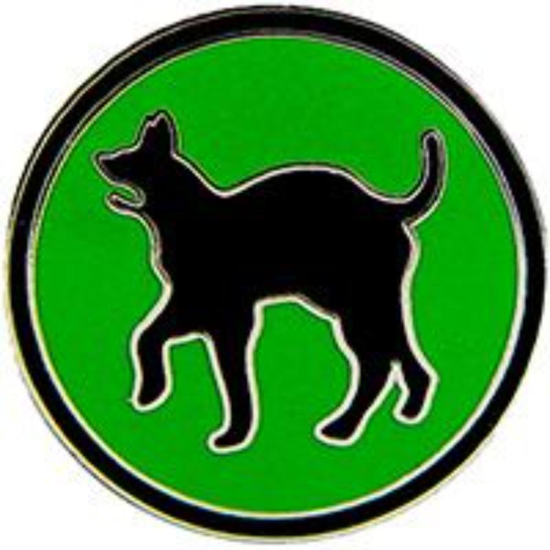 P15494 Pin - Army, 81st Rdn. Division - 1 in.
