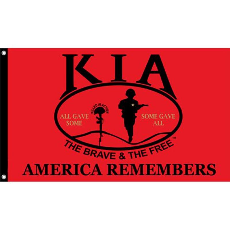 F1345 Flag - Kia, Some Gave All - 3 x 5 ft.