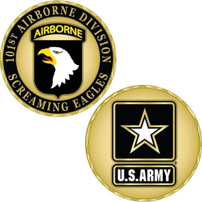 CH1059 Challenge Coin - Army, 11st Airborne Division - 1.75 in.