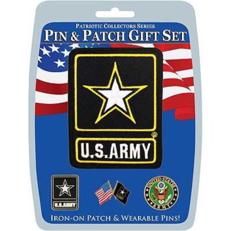 Picture of Eagle Emblems DIS0008 Gift Set - U.S.Army Logo - 3 Pins & 1 Patch