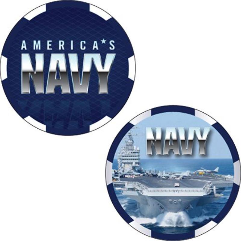 CH3530 Challenge Coin - USN Americas - 1.75 in.