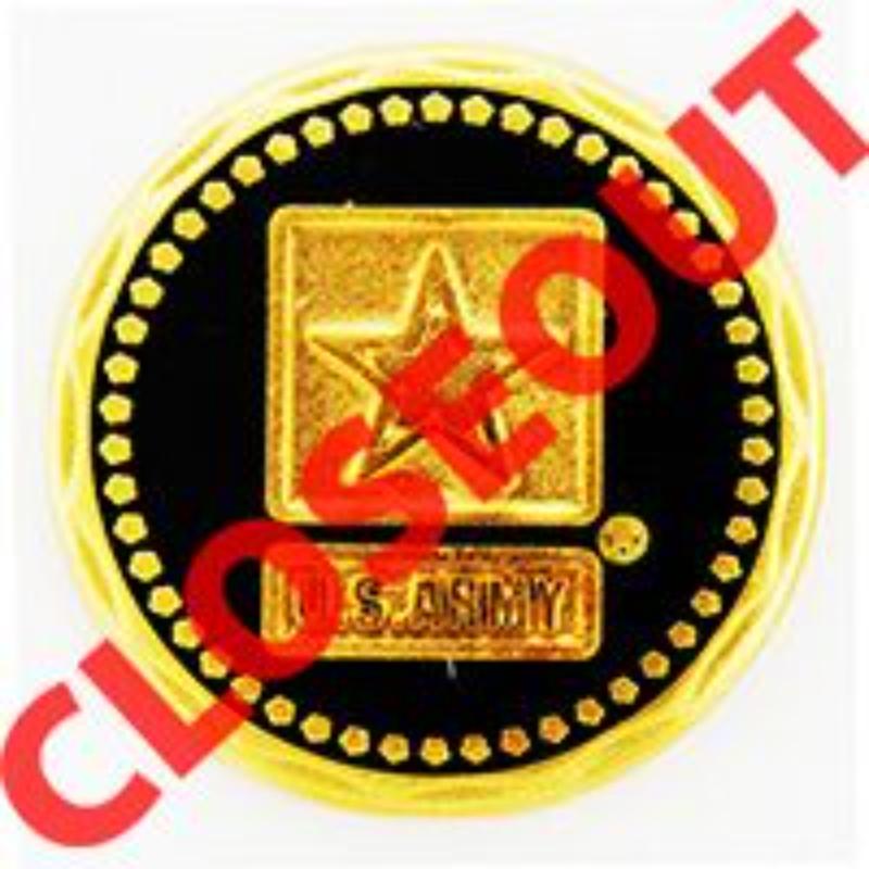 P12690 Pin - Army Logo, Stars - 0.75 in.