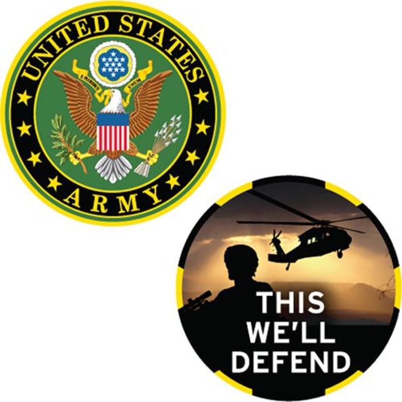 CH3511 Challenge Coin - Army Symbol - 1.75 in.
